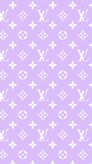 Louis Vuitton Logo Pastel Purple Aesthetic Vsco Wallpaper