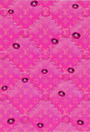 Louis Vuitton Pink Diamond Lips Wallpaper