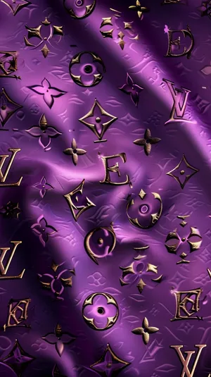 Louis Vuitton Purple Pattern Wallpaper