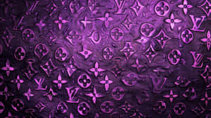 Louis Vuitton Purple Pattern Texture Wallpaper