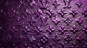 Louis Vuitton Purple Pattern Texture Wallpaper