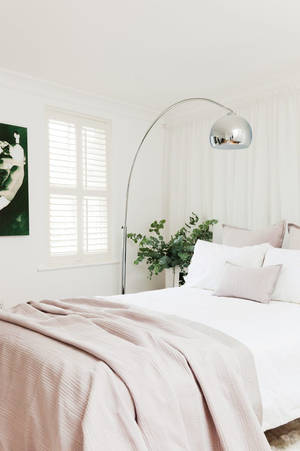 Lounge In Luxury With This Soothing Aesthetic Bedroom Wallpaper