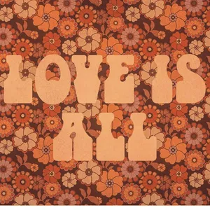 Love Is All 70s Retro Aesthetic Wallpaper
