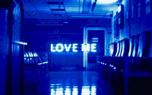 Love Me Blue Aesthetic Pc Wallpaper