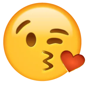 Love Pouty Heart Emoji Wallpaper