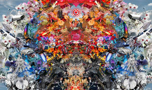 Love Relationship Abstract Psychedelic Wallpaper