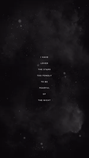 Loved The Stars Quote Acotar Wallpaper