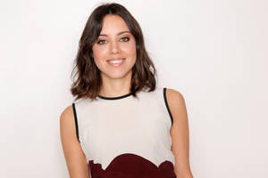 Lovely Aubrey Plaza Wallpaper