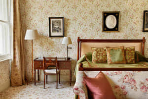 Lovely Vintage House Interior Design Wallpaper