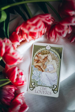 Lovers Tarot Card Wallpaper