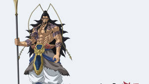 Lu Bu Of Record Of Ragnarok In His Signature Pose Wallpaper