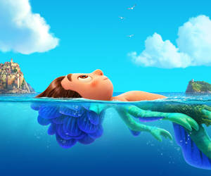 Luca Movie Back Float Wallpaper