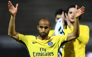 Lucas Moura In Yellow Jersey Wallpaper