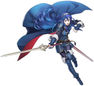 Lucina And Her Sword Fire Emblem Wallpaper