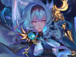 Lucina With Yellow Eyes Wallpaper