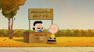 Lucy Van Pelt And Charlie Booth Wallpaper