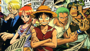 Luffy And One Piece Characters Wallpaper