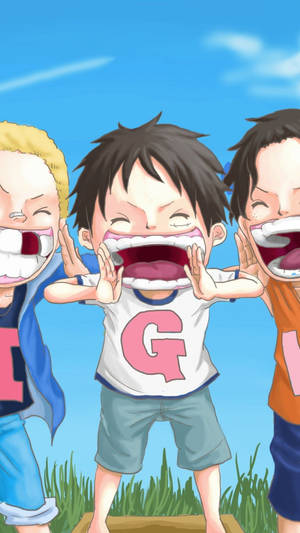 Luffy Brothers One Piece Wallpaper