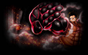 Luffy Gear 4 Battle Form Wallpaper