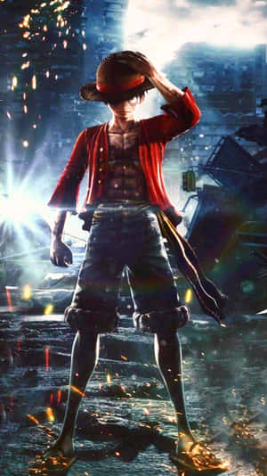 Luffy Standing Wallpaper