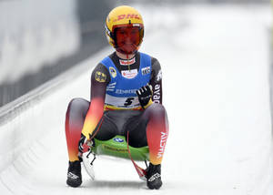 Luge World Championship Julia Taubitz Wallpaper