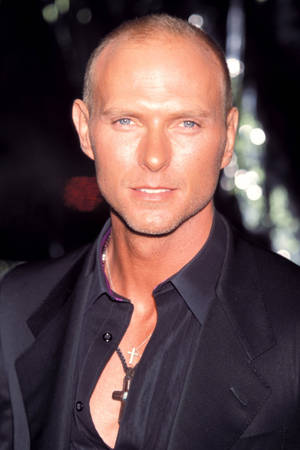 Luke Goss In Black Button-down Top Wallpaper