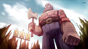 Lumberjack Statue Gravity Falls Wallpaper