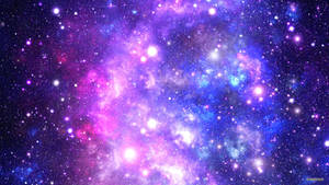 Luminous Colorful Galaxy Wallpaper