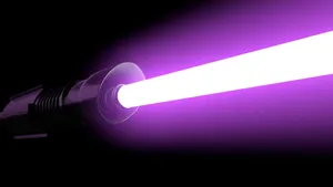 Luminous Purple Lightsaber Wallpaper