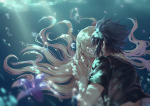 Lunafreya And Noctis Of Final Fantasy Xv Wallpaper