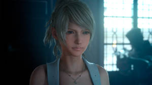 Lunafreya Portrait From Final Fantasy Xv Wallpaper