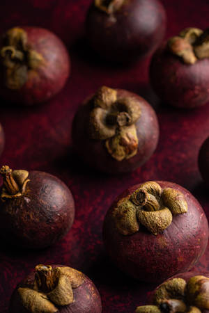 Luscious Thai Mangosteen Fruit Wallpaper