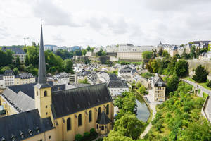 Luxembourg Cloudy Skies Wallpaper