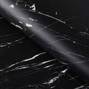 Luxurious Black Marble Surfaces Wallpaper