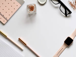 Luxurious Elegance Of A Rose Gold Texture Wallpaper