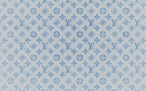 Luxurious Louis Vuitton Blue Wallpaper