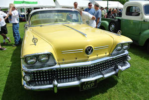 Luxurious Yellow Buick Limited Model Wallpaper