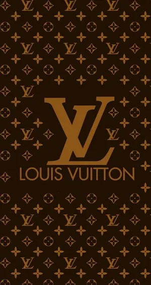 Luxury Aesthetic Louis Vuitton Pattern Wallpaper