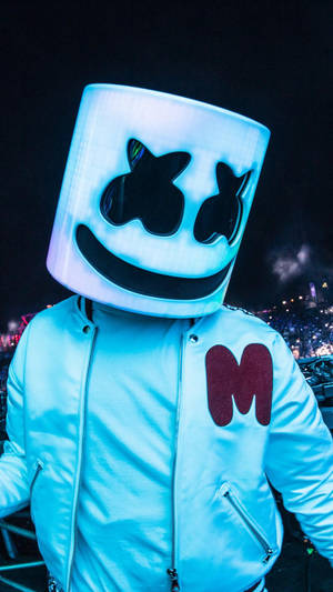 M Bomber Jacket Marshmello Iphone Wallpaper