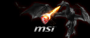 M S I Dragon Gaming Logo Wallpaper