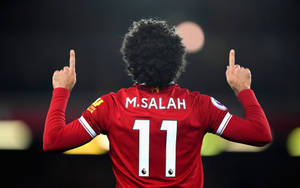 M Salah From Liverpool 4k Wallpaper