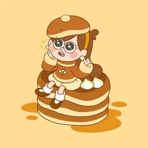 Mabel Pines Chibi Pancake Art Wallpaper