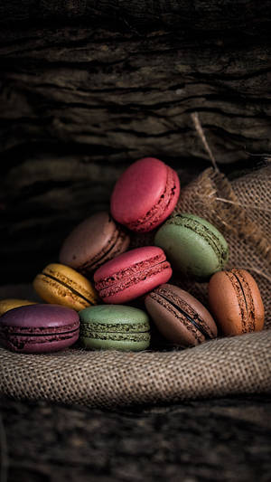 Macaroon Cookies 2160x3840 Wallpaper