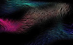 Macbook Air 4k Wavy Lights Wallpaper