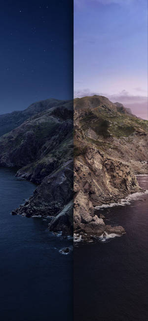 Macos Catalina Night And Day Wallpaper