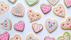 Macos Mojave Heart Sugar Cookies Wallpaper