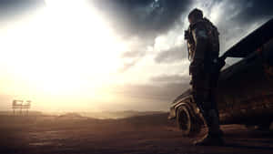 Mad_ Max_ Post_ Apocalyptic_ Scene Wallpaper