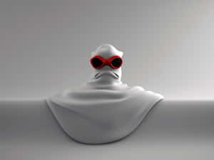 Mad White Ghost Wallpaper