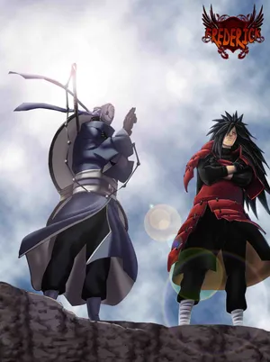 Madara And Masked Obito Wallpaper