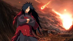 Madara In Battlefield Wallpaper
